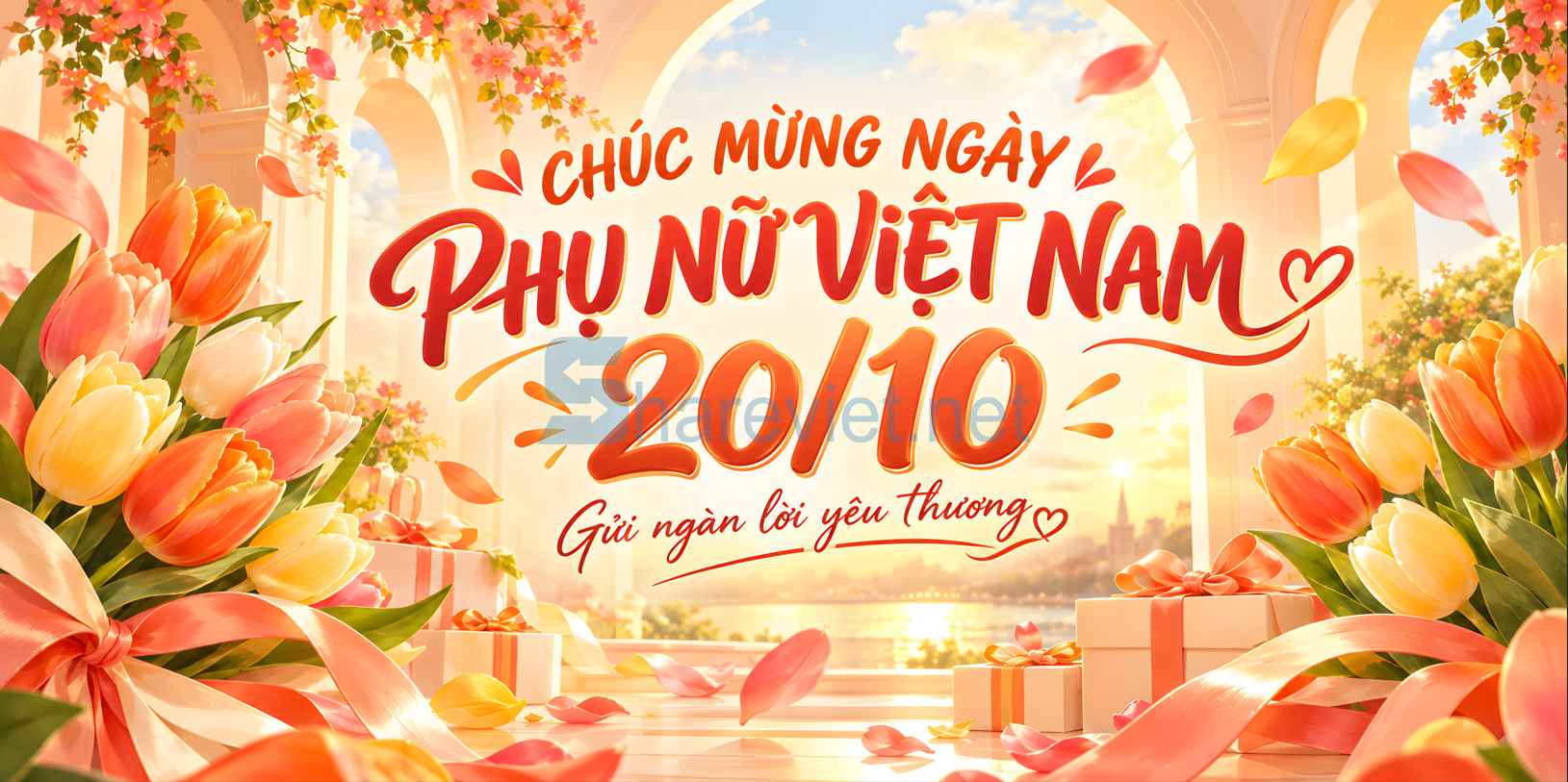 Background phông nền maket  chúc mừng ngày phụ nữ Việt Nam 20.10 file PNG  (19)