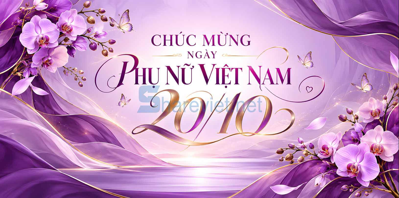 Background phông nền maket  chúc mừng ngày phụ nữ Việt Nam 20.10 file PNG  (25)