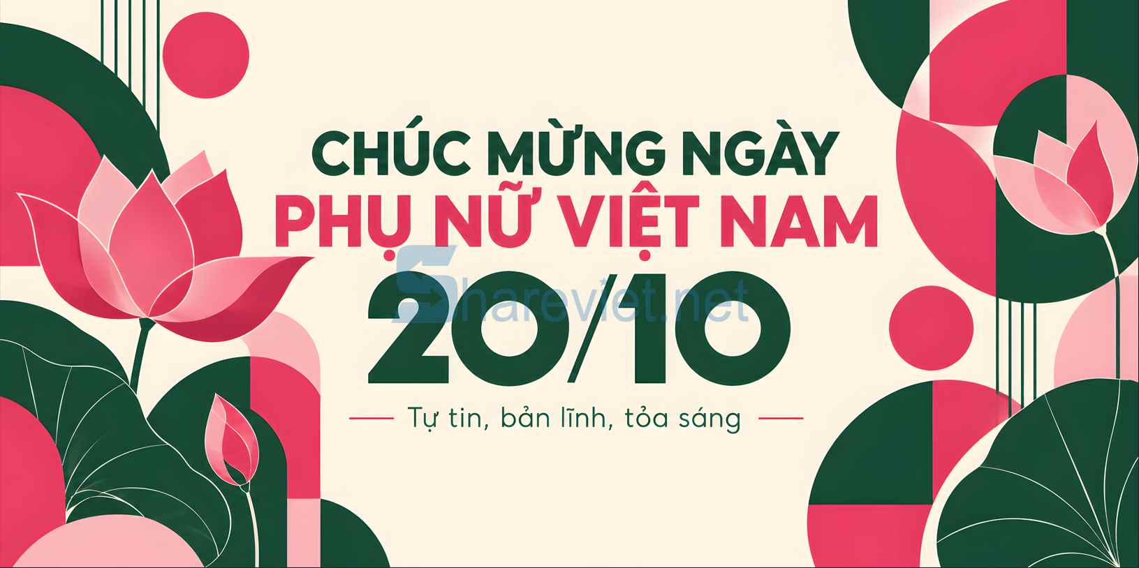 Background phông nền maket  chúc mừng ngày phụ nữ Việt Nam 20.10 file PNG  (7)