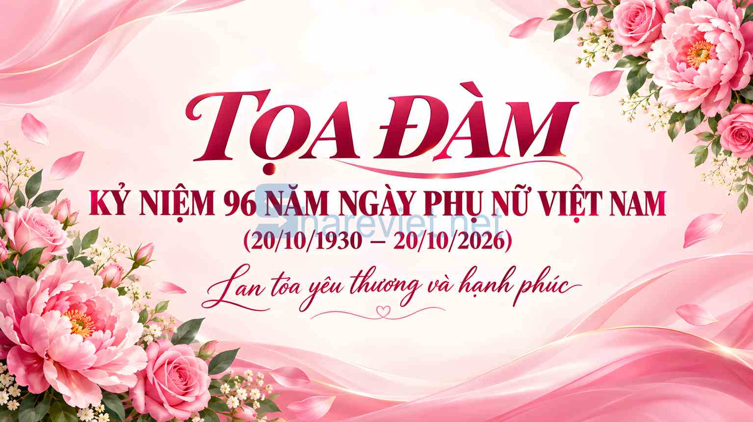 Background phông nền maket tọa đàm chào mừng ngày phụ nữ Việt Nam 20.10 file PNG  (10)