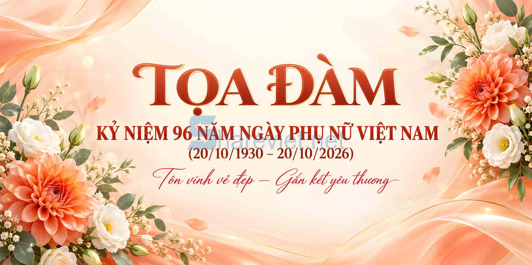 Background phông nền maket tọa đàm chào mừng ngày phụ nữ Việt Nam 20.10 file PNG  (15)