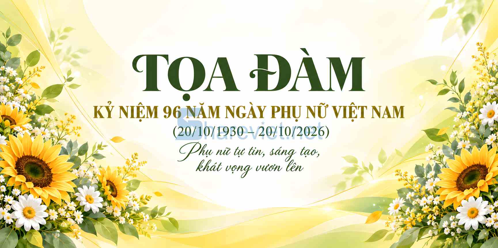 Background phông nền maket tọa đàm chào mừng ngày phụ nữ Việt Nam 20.10 file PNG  (4)