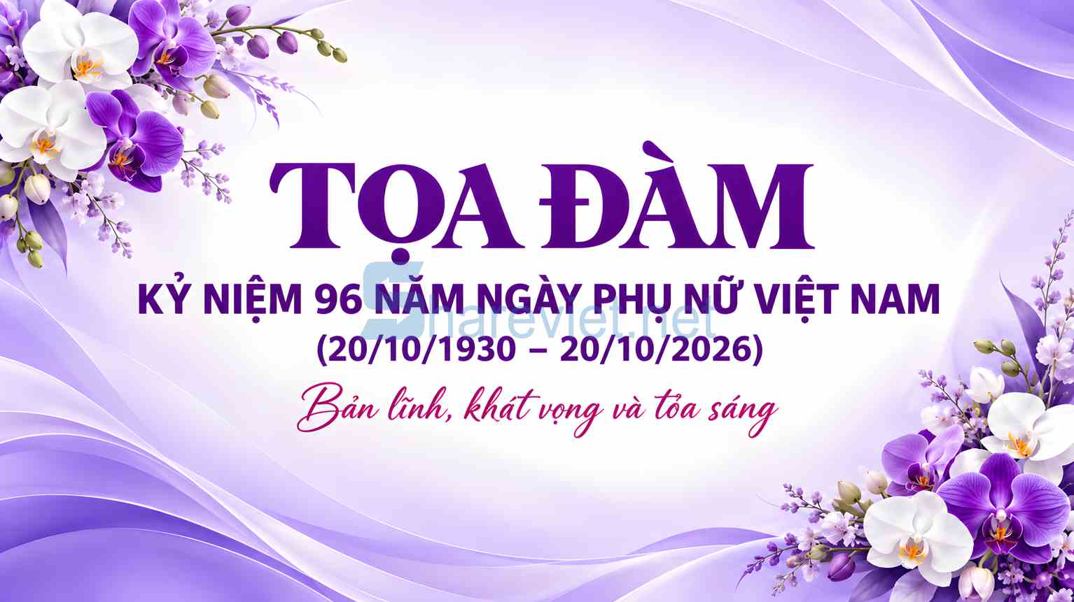 Background phông nền maket tọa đàm chào mừng ngày phụ nữ Việt Nam 20.10 file PNG  (6)